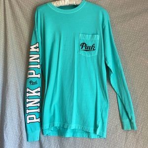 Pink long sleeve tee